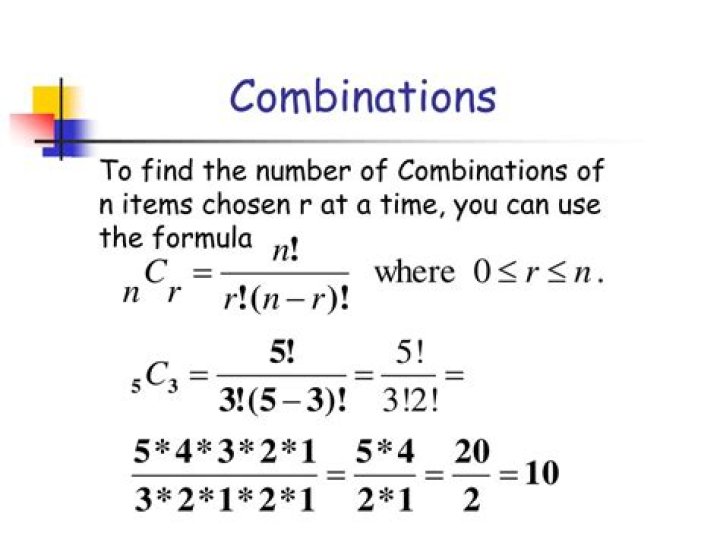 13 Combinations of 7