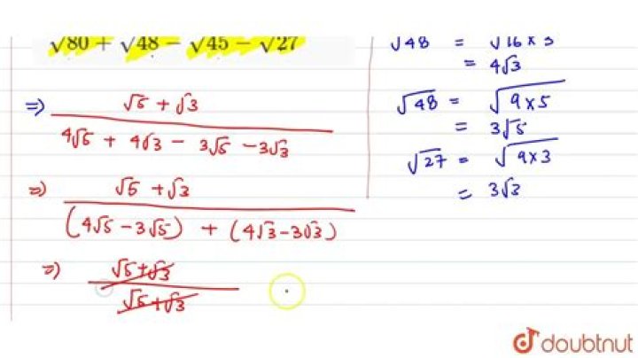 7 sqrt 80 %2B 9 sqrt 45