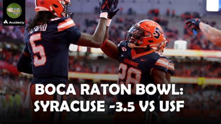 Boca Raton Bowl Prediction: USF vs. Syracuse Odds, Spread, DFS Plays, and More