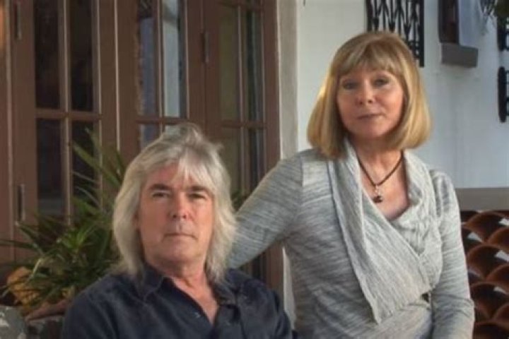 Cliff Williams with his wife