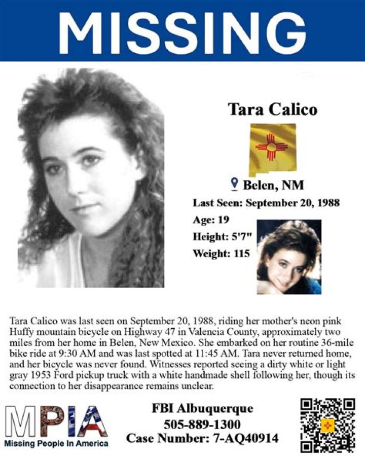 Is Missing NM Teen Tara Calico Case Solved? Authorities Submit DNA Evidence