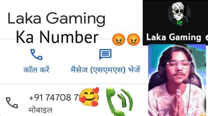 Laka Gamer Phone Number, WhatsApp Number, House Address, Email Id