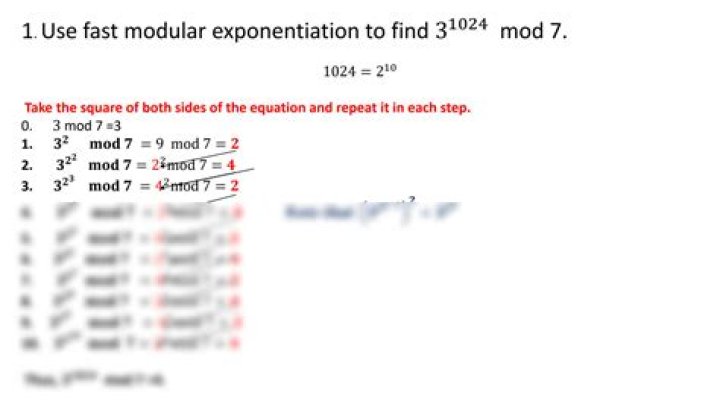 Modular Exponentiation 3^13mod23