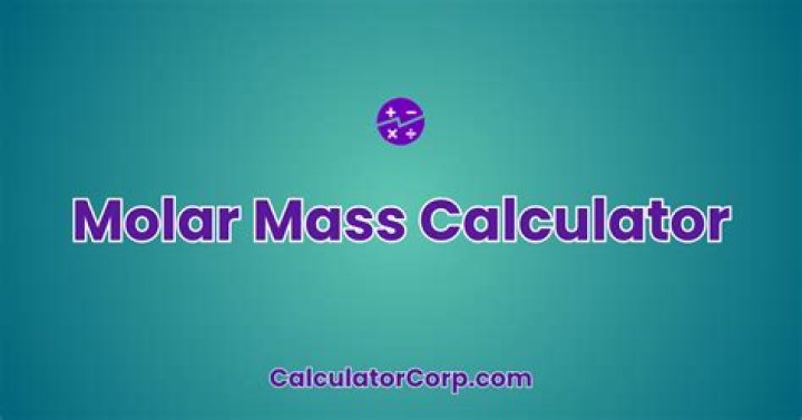 Molar Mass Calculator