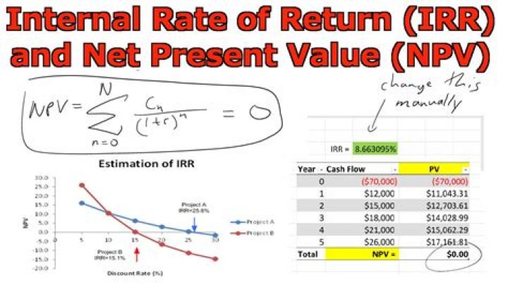 Net Present Value (NPV) - Internal Rate of Return (IRR)