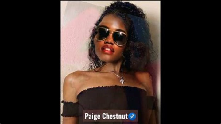 Paige Chestnut: Daughter Of Morris Chestnut and Pam Byse