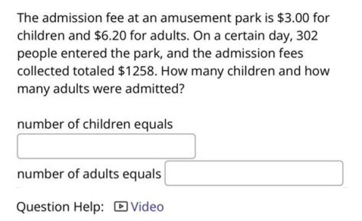 The admission fee at an amusement park is $1.50 for children and $4 for adults. On a certain day, 32