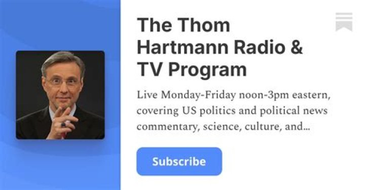 Thom Hartmann Program, Bio, Wiki, Age, Wife, Radio, Podcast, Show, Books, Salary, and Net Worth