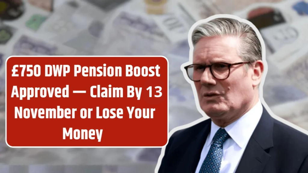 £750 DWP Pension Boost Confirmed — Apply by November 13 to Get Yours
